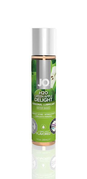 JO Lubricants H2O Green Apple Flavored Lubricant — 1 fl oz (30 mL) - JO835