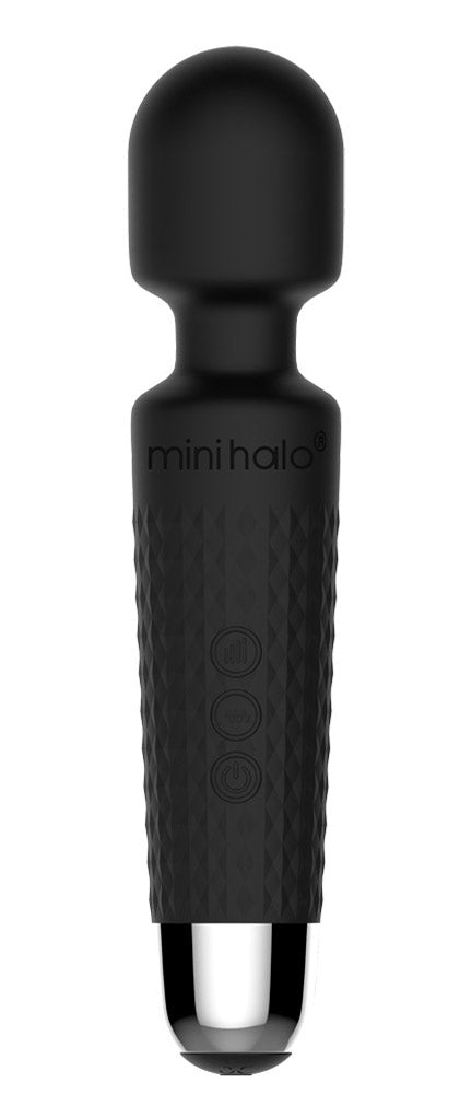 Viben Mini Halo Midnight Rechargeable Mini Wand Massager — Black - TMN-MH-3090