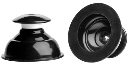 Master Series - Plungers Extreme Suction Nipple Suckers - Black by XR Brands