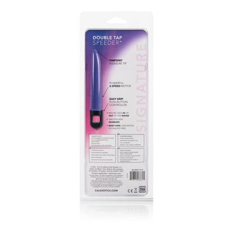 Double Tap Speeder 6.5 Inches - Purple by CalExotics