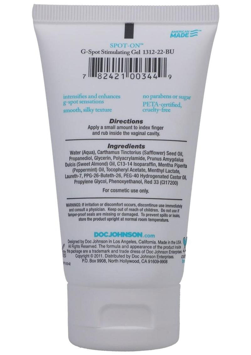 Spot on G Spot Stimulating Gel for Women 2 Oz by Doc Johnson