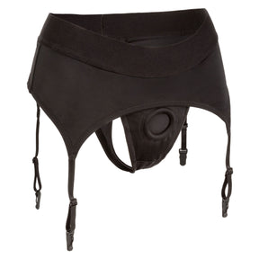 CalExotics Boundless Thong Harness with Garter - L/XL - Black - SE2701193