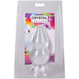 Doc Johnson Crystal Jellies Double Pop Plug — 6 in Clear - DJ0288-94-CD