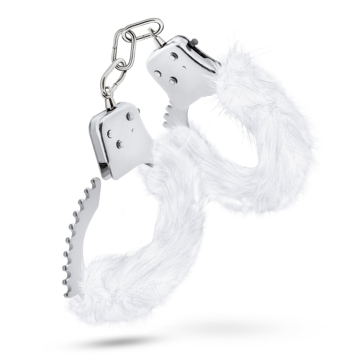 Temptasia - Plush Fur Cuffs - White by Blush