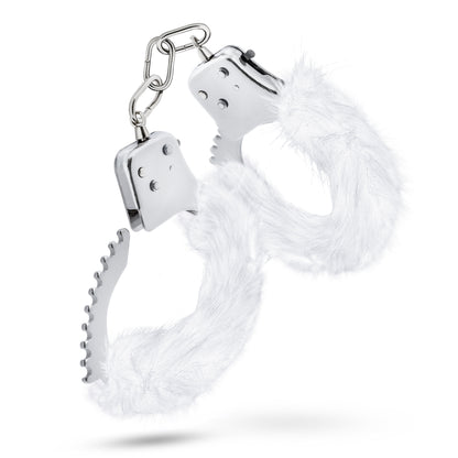 Temptasia - Plush Fur Cuffs - White by Blush
