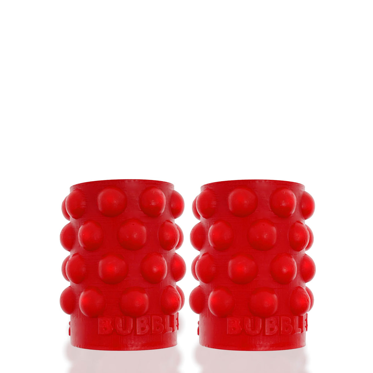 Oxballs Bubbles Nipsuckers — Liquid Platinum Silicone, Red - OX-1923-REDREG