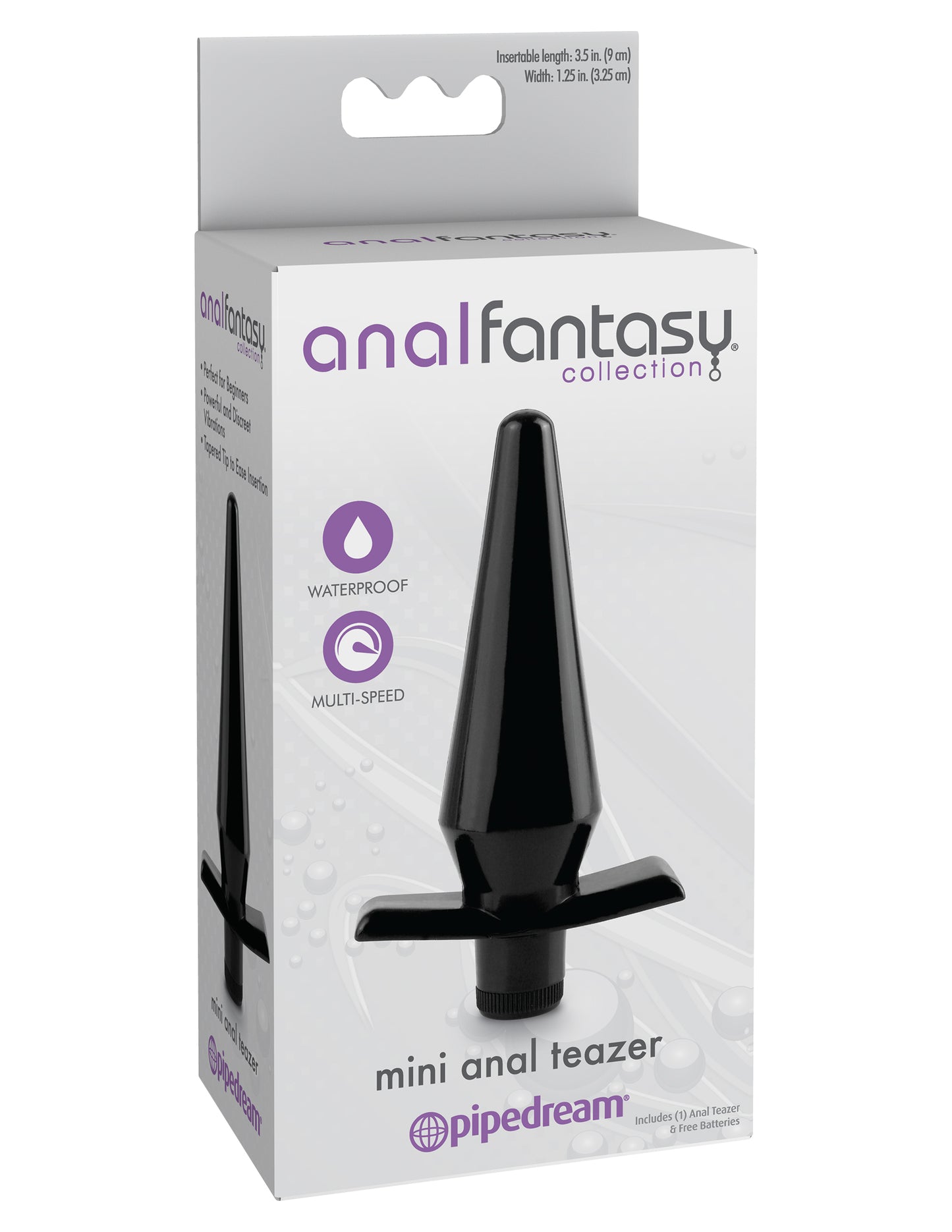 Anal Fantasy Collection Mini Anal Teazer - Black by Pipedream