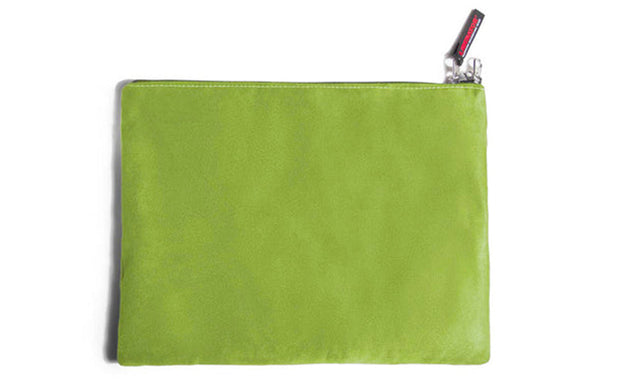 Liberator Zappa Toy Bag — Lime Microsuede, 13.5 x 11 in - L7925