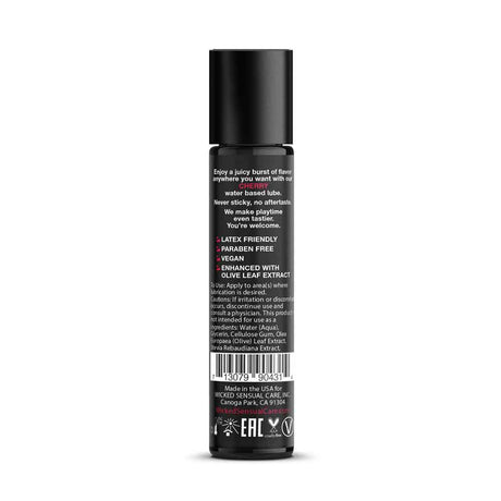 Wicked Sensual Care Wicked Aqua Cherry Water-Based Lubricant, 1 fl oz - WS-90431