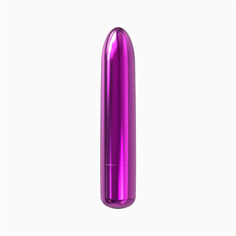 BMS Factory PowerBullet 4 Inch Pointed Bullet Vibrator — Purple - BMS56515