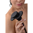 Master Series Inflatable Silicone Butterfly Gag — Black - MS-LE615-GAGONLY