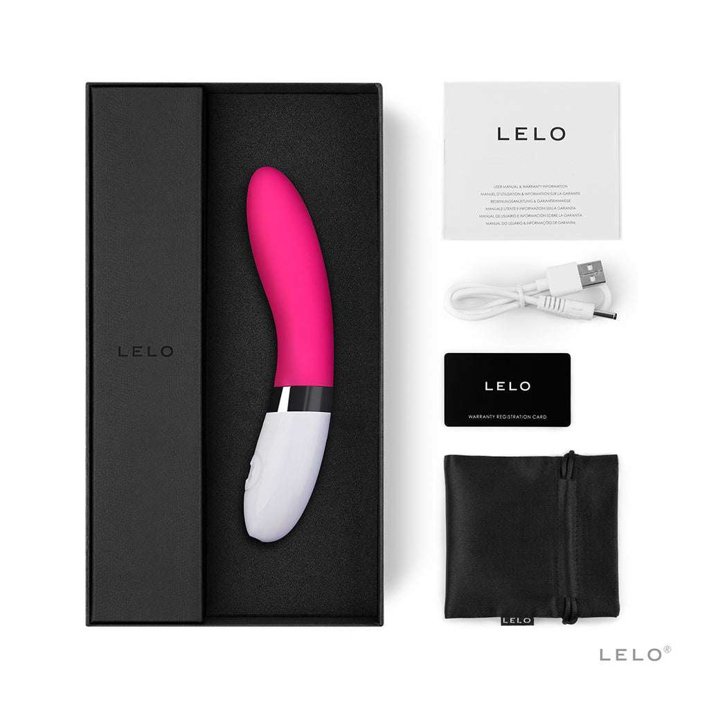 Lelo LIV 2 Cerise Mid-Size Rechargeable Vibrator - LO7908