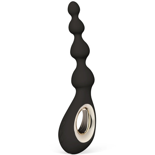 Lelo Soraya Beads Anal Massager — Black, Waterproof - LO9387