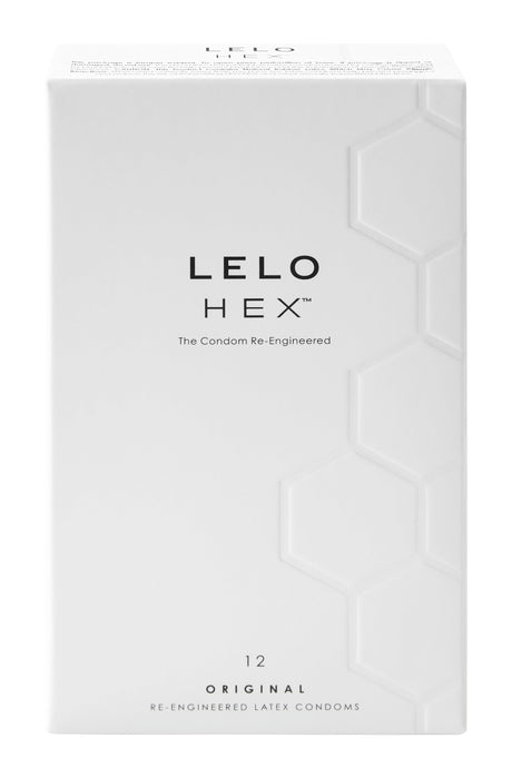 Lelo HEX Original Condoms, 12 Pack - LO2494