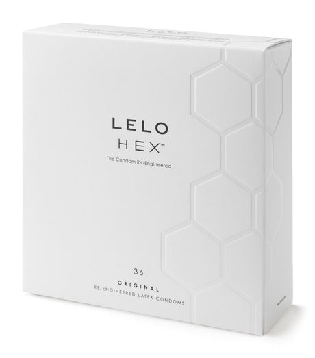 LELO HEX Original Condoms — Hexagonal Web, 36 Pack - LELO-4085