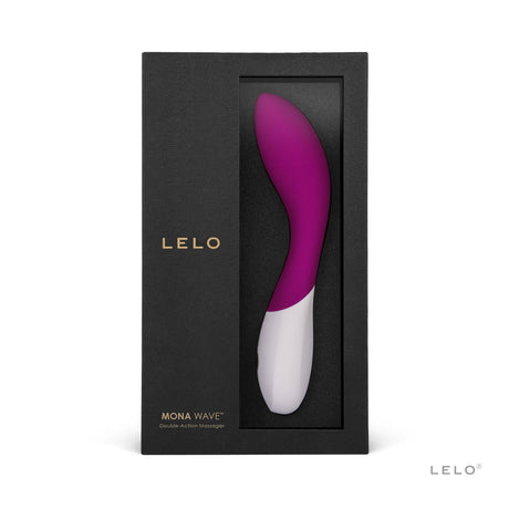 Lelo Mona Wave G-Spot Vibrator — Deep Rose, Rechargeable & Waterproof - LO1350