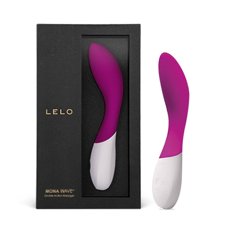 Lelo Mona Wave G-Spot Vibrator — Deep Rose, Rechargeable & Waterproof - LO1350