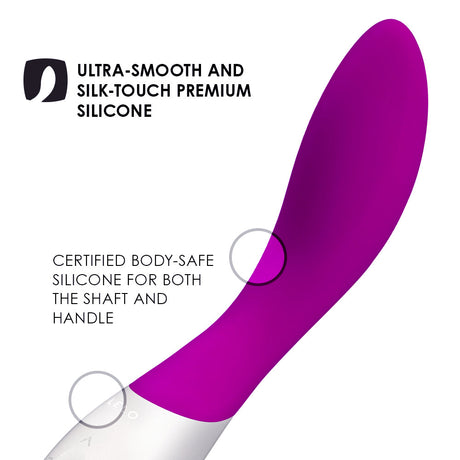 Lelo Mona Wave G-Spot Vibrator — Deep Rose, Rechargeable & Waterproof - LO1350
