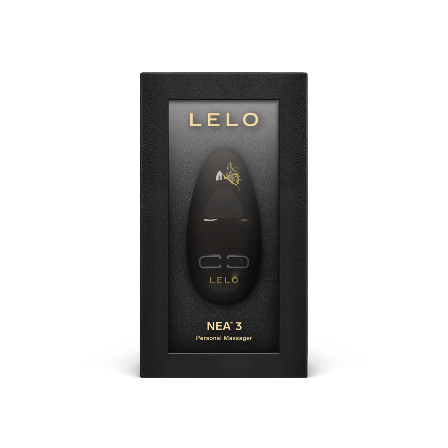 LELO NEA 3 Pitch Black Personal Massager - LELO-9141