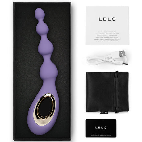LELO SORAYA Beads Anal Massager — Violet Dusk - LO9493