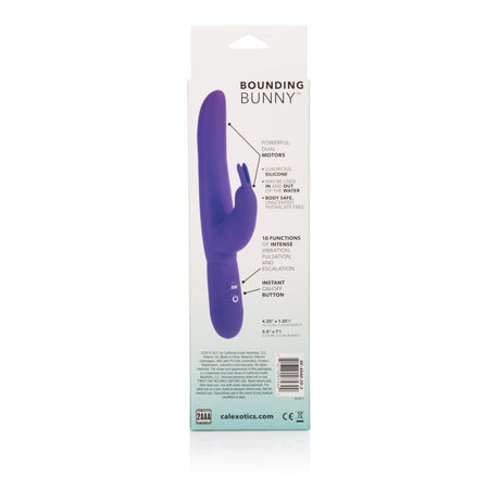 CalExotics Posh Silicone Bunny - 10-Function Vibrator, Purple - SE4540253