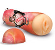 XR Brands Mochi Cat Girl Vibrating Pussy Stroker — Beige - HF-AH870
