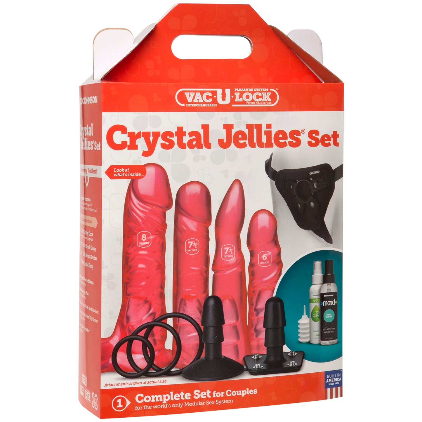 Vac-U-Lock - Crystal Jellies Set by Doc Johnson