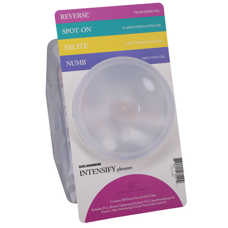 Doc Johnson Intimate Enhancements Travel Gel Tubes — 100 Pack (0.35 oz) - DJ1313-95-BX