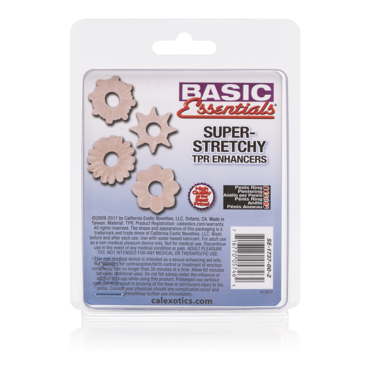 Basic Essentials 4 Pack - Clear by CalExotics