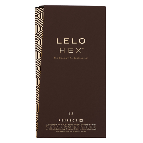 Lelo HEX Respect XL Condoms, 12 Pack - LO5006