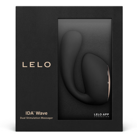 Lelo IDA Wave Vibrator, Black — Dual Motors & App Control - LELO-8663