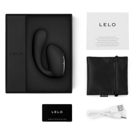 Lelo IDA Wave Vibrator, Black — Dual Motors & App Control - LELO-8663