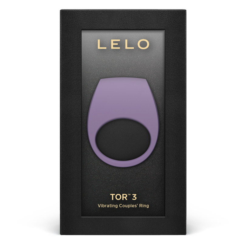 Lelo TOR 3 Vibrating Ring for Couples — Violet Dust - LO8946
