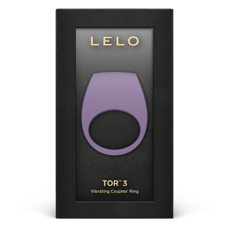 Lelo TOR 3 Vibrating Ring for Couples — Violet Dust - LO8946