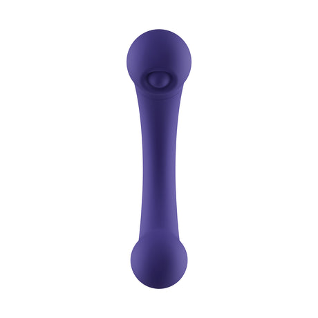Femme Funn Aluna Mini Dual-Action Vibrator — Dark Purple - FF-1057-2D