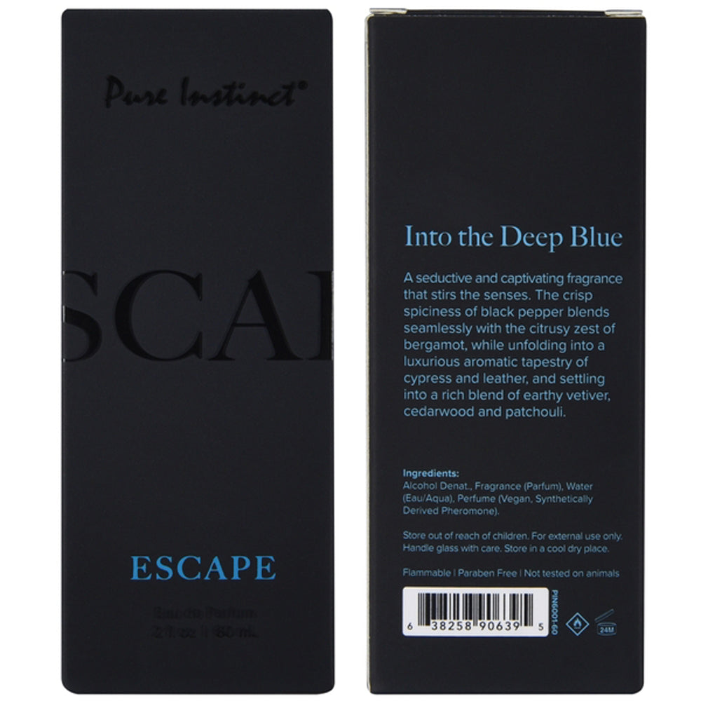 Pure Instinct Pheromone Eau De Parfum Escape 2oz 60ml