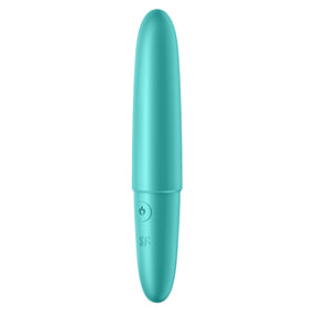 Satisfyer Ultra Power Bullet 6 — Turquoise Mini Vibrator - J2018-158-2