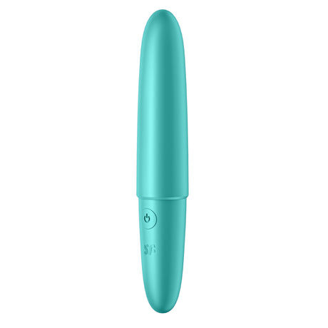 Satisfyer Ultra Power Bullet 6 — Turquoise Mini Vibrator - J2018-158-2