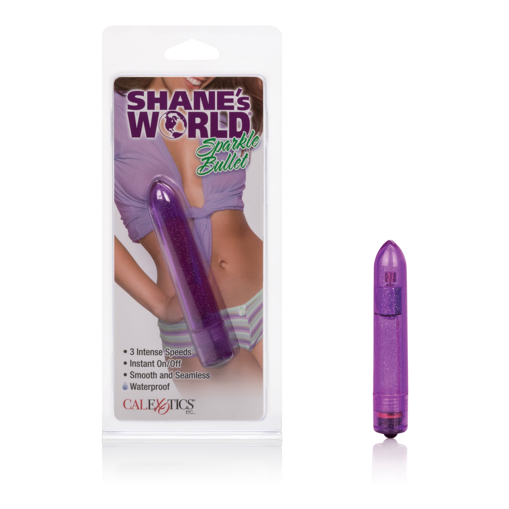 Shane's World Sparkle Bullet - Purple by CalExotics