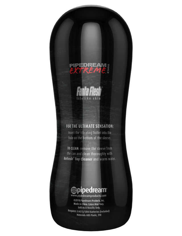 Pipedream PDX Elite Vibrating Stroker Sleeve, 6.5 in - PDRD521
