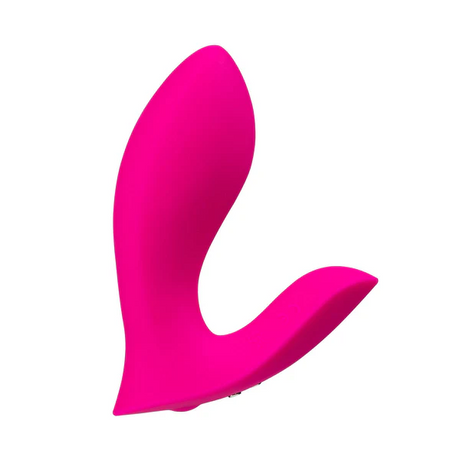 Lovense Flexer Bluetooth Dual Panty Insertable Vibrator — Pink - LS0074