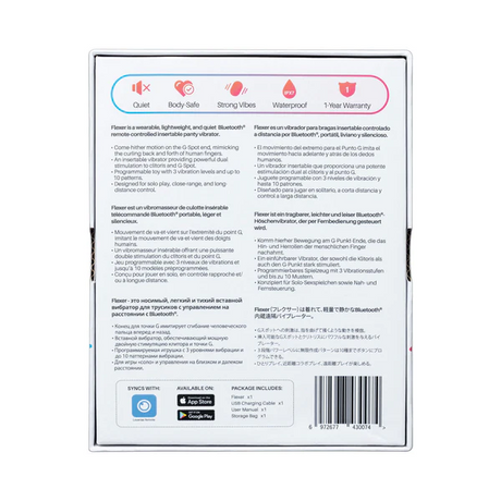 Lovense Flexer Bluetooth Dual Panty Insertable Vibrator — Pink - LS0074