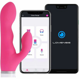 Lovense Nora Bluetooth Rabbit Vibrator — Pink - LS0723