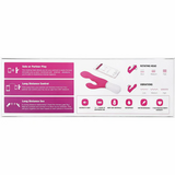Lovense Nora Bluetooth Rabbit Vibrator — Pink - LS0723