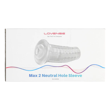Lovense Max 2 Clear Neutral Replacement Sleeve - LS9636