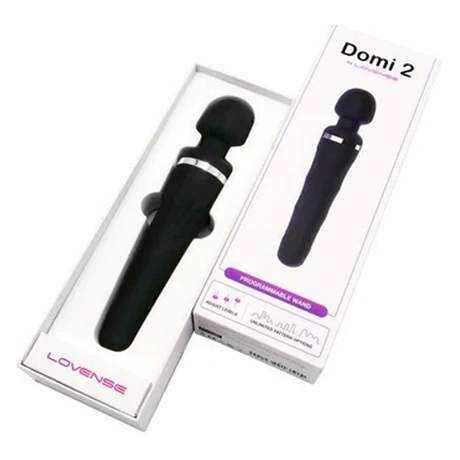 Lovense Domi 2 Programmable Wand — Black - LS9674