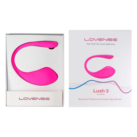 Lovense Lush 3 Remote-Control Wearable Vibrator — Pink - LS9728
