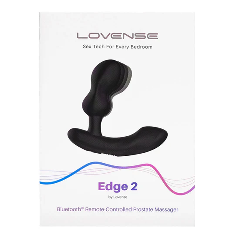 Lovense Edge 2 Bluetooth Prostate Massager — Black - LS9780