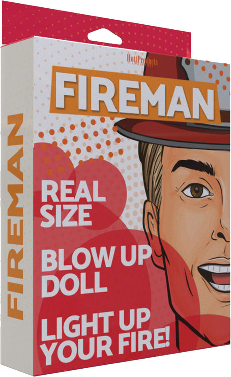 Hott Products Fireman Inflatable Party Doll with Anal Opening - HTP3335