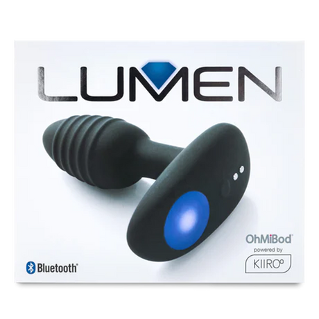 Kiiroo Lumen LED Anal Plug — Rechargeable, Black - KR6273
